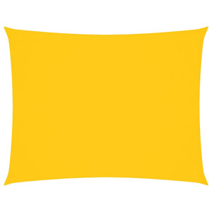 Parasole a Vela Oxford Rettangolare 5x7 m Gialla 135605