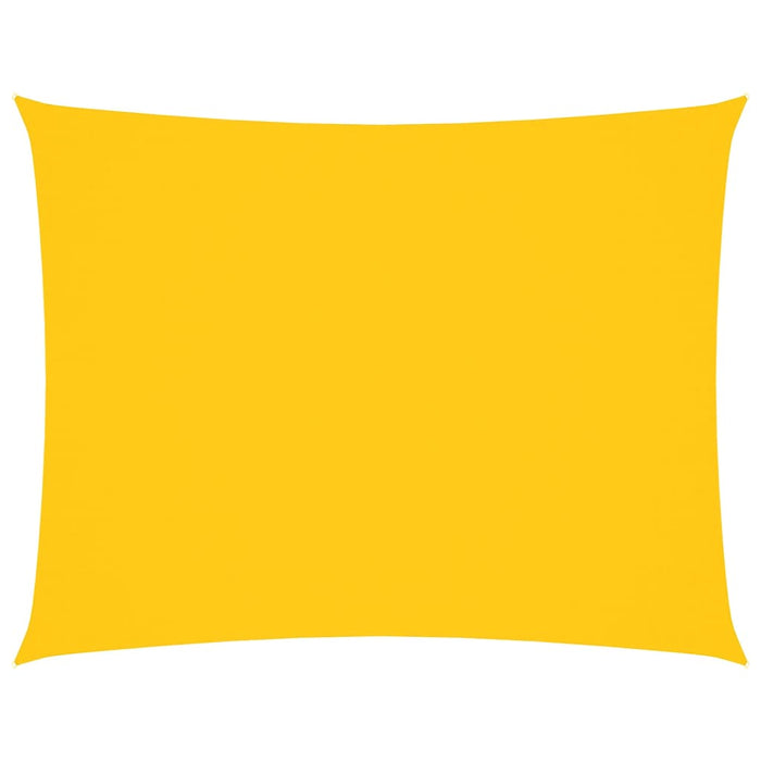 Parasole a Vela Oxford Rettangolare 5x7 m Gialla 135605