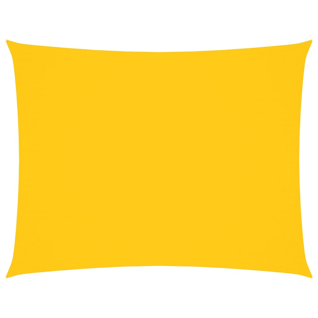 Parasole a Vela Oxford Rettangolare 5x7 m Gialla