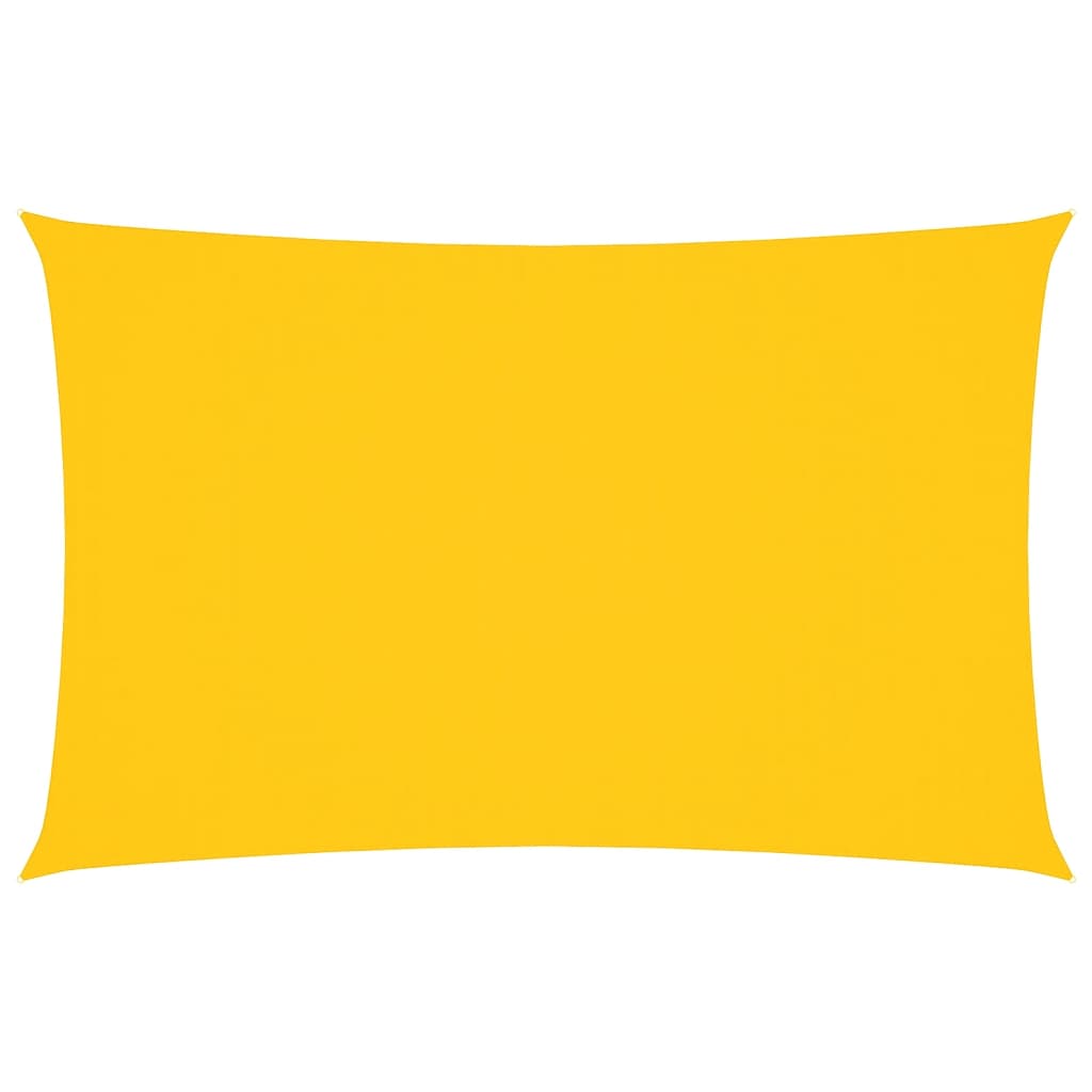 Parasole a Vela Oxford Rettangolare 5x8 m Giallo 135606