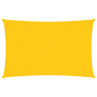 Parasole a Vela Oxford Rettangolare 5x8 m Giallo 135606