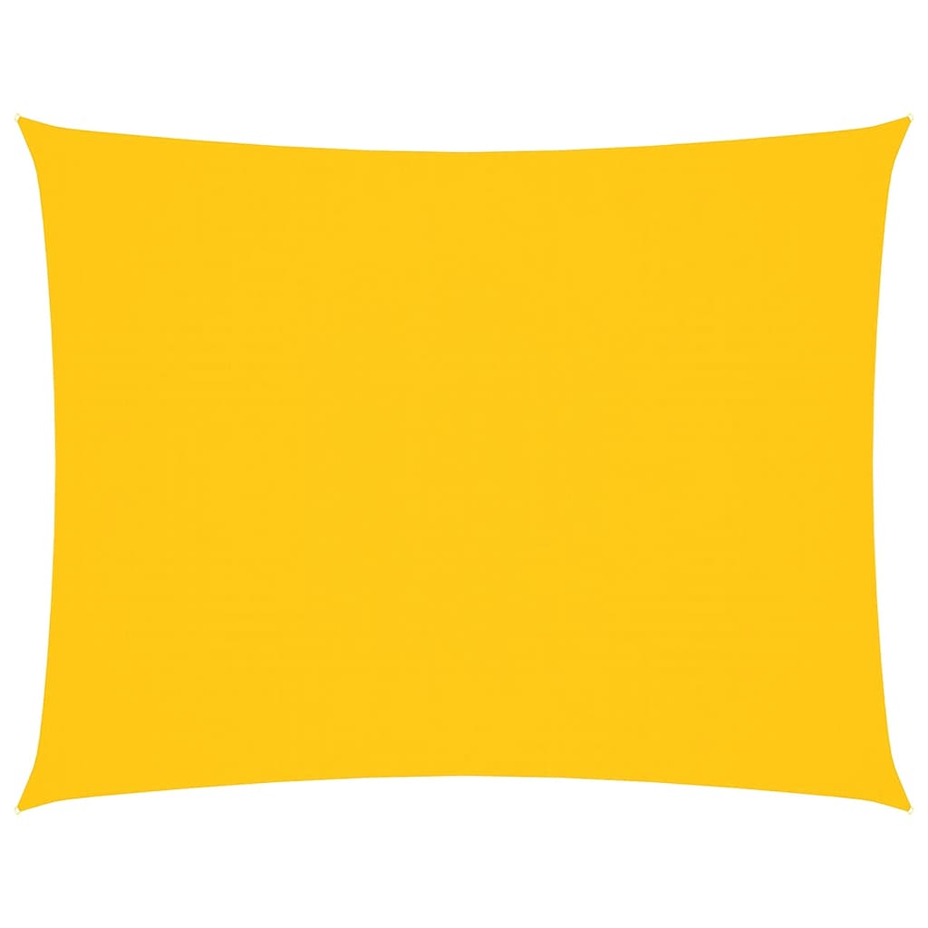 Parasole a Vela Oxford Rettangolare 6x7 m Gialla 135607