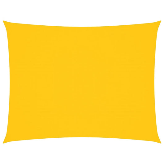 Parasole a Vela Oxford Rettangolare 6x7 m Gialla 135607
