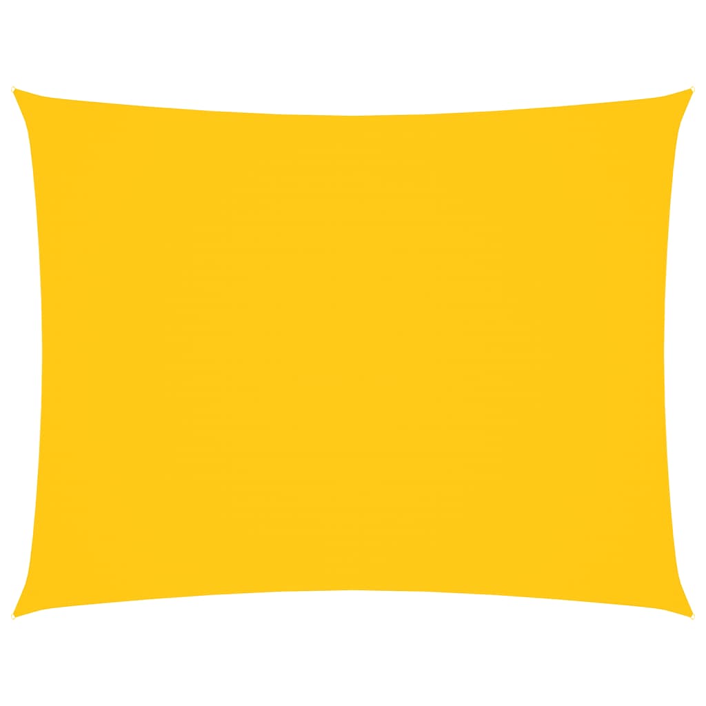Parasole a Vela Oxford Rettangolare 6x8 m Giallo 135608