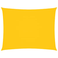 Parasole a Vela Oxford Rettangolare 6x8 m Giallo 135608