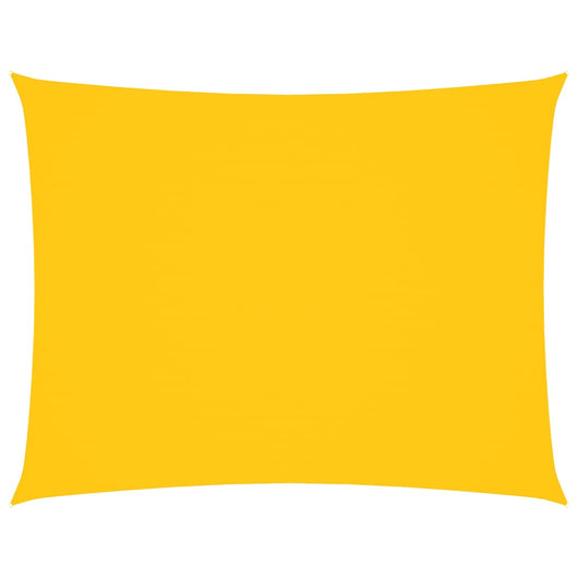 Parasole a Vela Oxford Rettangolare 6x8 m Giallo 135608