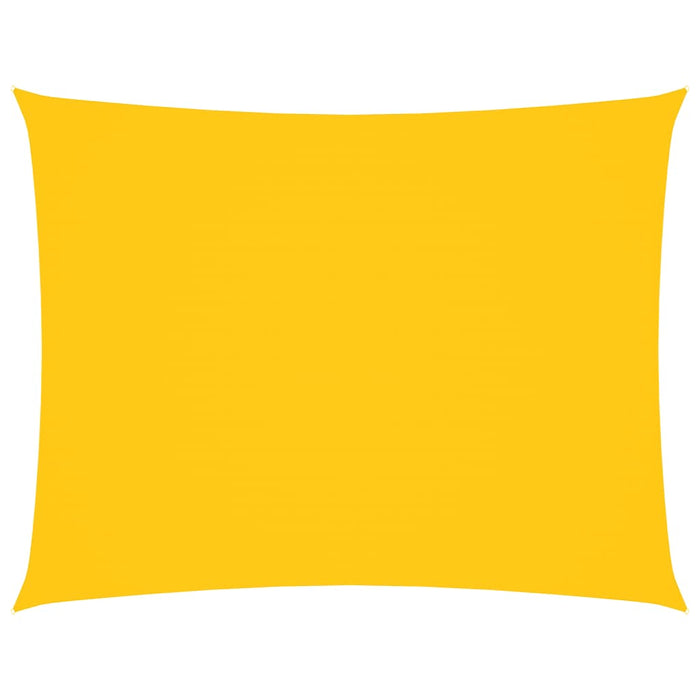 vidaXL Parasole a Vela Oxford Rettangolare 6x8 m Giallo