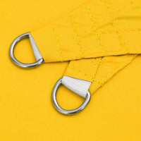 Parasole a Vela Oxford Triangolare 4x4x5,8 m Giallo 135617
