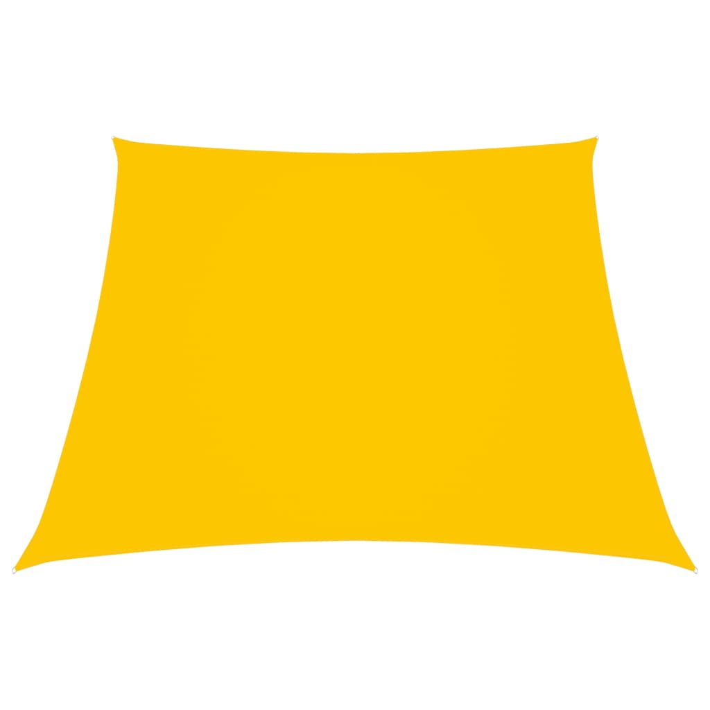 Parasole a Vela in Tela Oxford a Trapezio 3/5x4 m Giallo