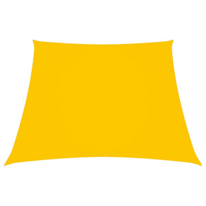 Parasole a Vela in Tela Oxford a Trapezio 3/5x4 m Giallo