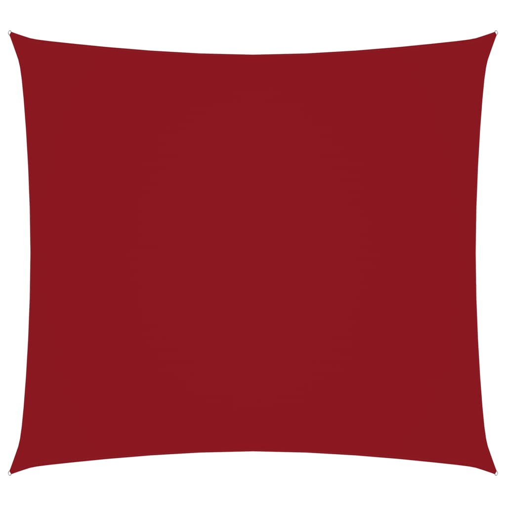 Telo parasole a vela in tessuto oxford quadrato 2 x 2 m rosso 02_0009472