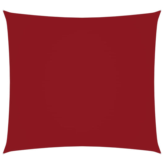 Telo parasole a vela in tessuto oxford quadrato 2 x 2 m rosso 02_0009472