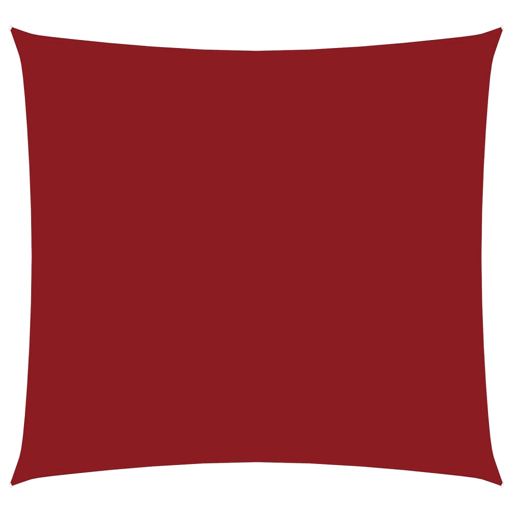 Vela Parasole in Tela Oxford Quadrata 2,5x2,5 m Rossa 135631