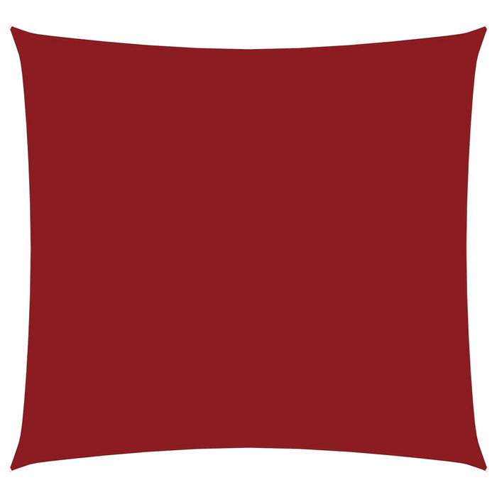 Vela Parasole in Tela Oxford Quadrata 2,5x2,5 m Rossa 135631
