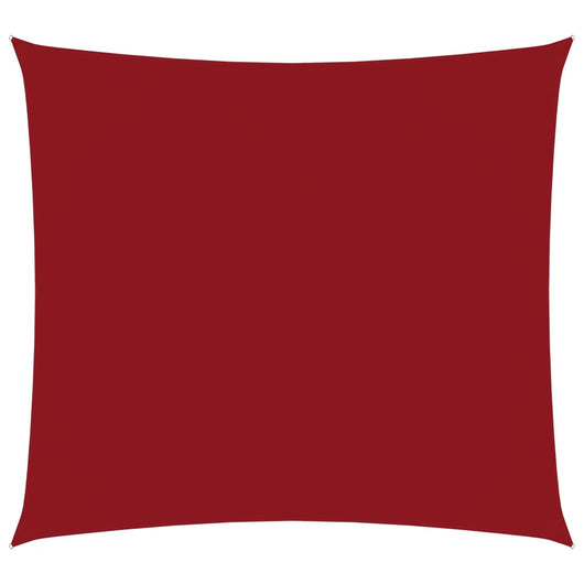 Telo parasole a vela in tessuto oxford quadrato 25 x 25 m rosso 02_0009463