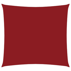 Vela Parasole in Tela Oxford Quadrata 3,6x3,6 m Rosso 135633