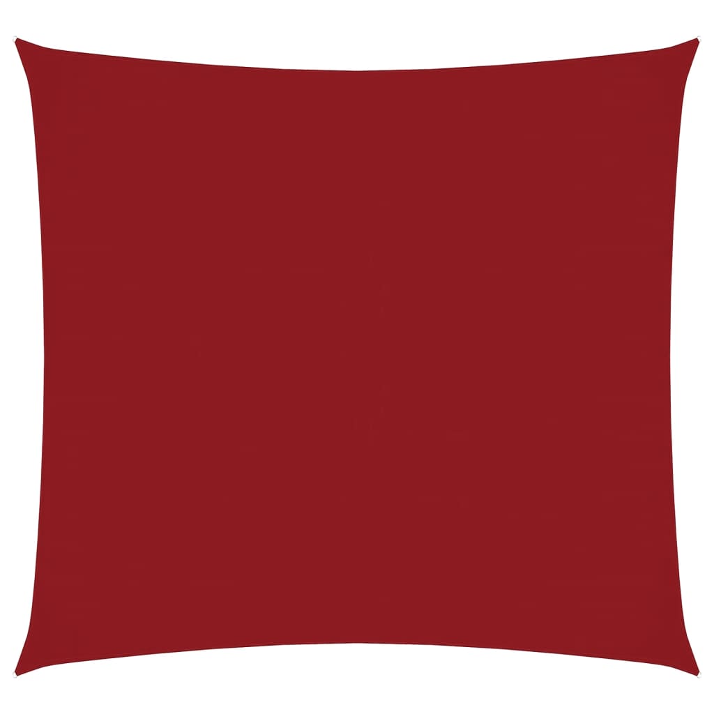 Vela Parasole in Tela Oxford Quadrata 4x4 m Rossa 135634