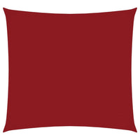 Vela Parasole in Tela Oxford Quadrata 4x4 m Rossa 135634