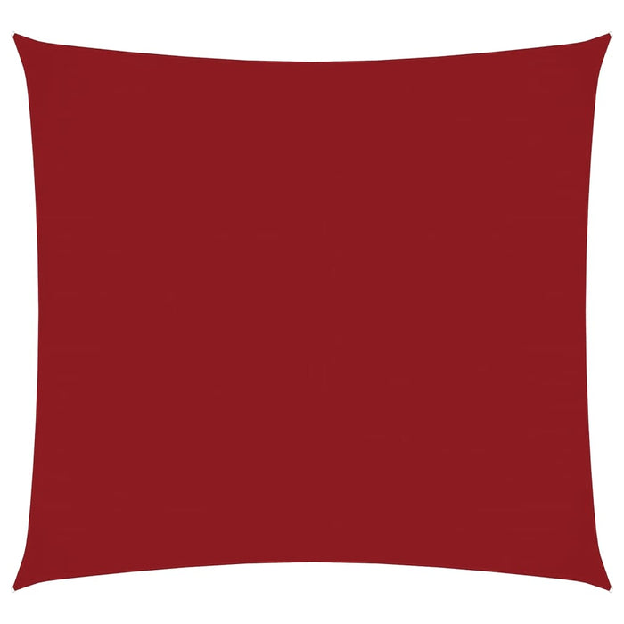Vela Parasole in Tela Oxford Quadrata 4x4 m Rossa 135634
