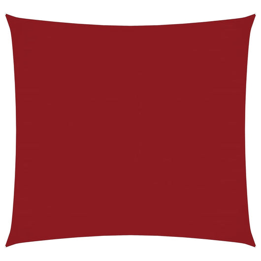 Vela Parasole in Tela Oxford Quadrata 4x4 m Rossa