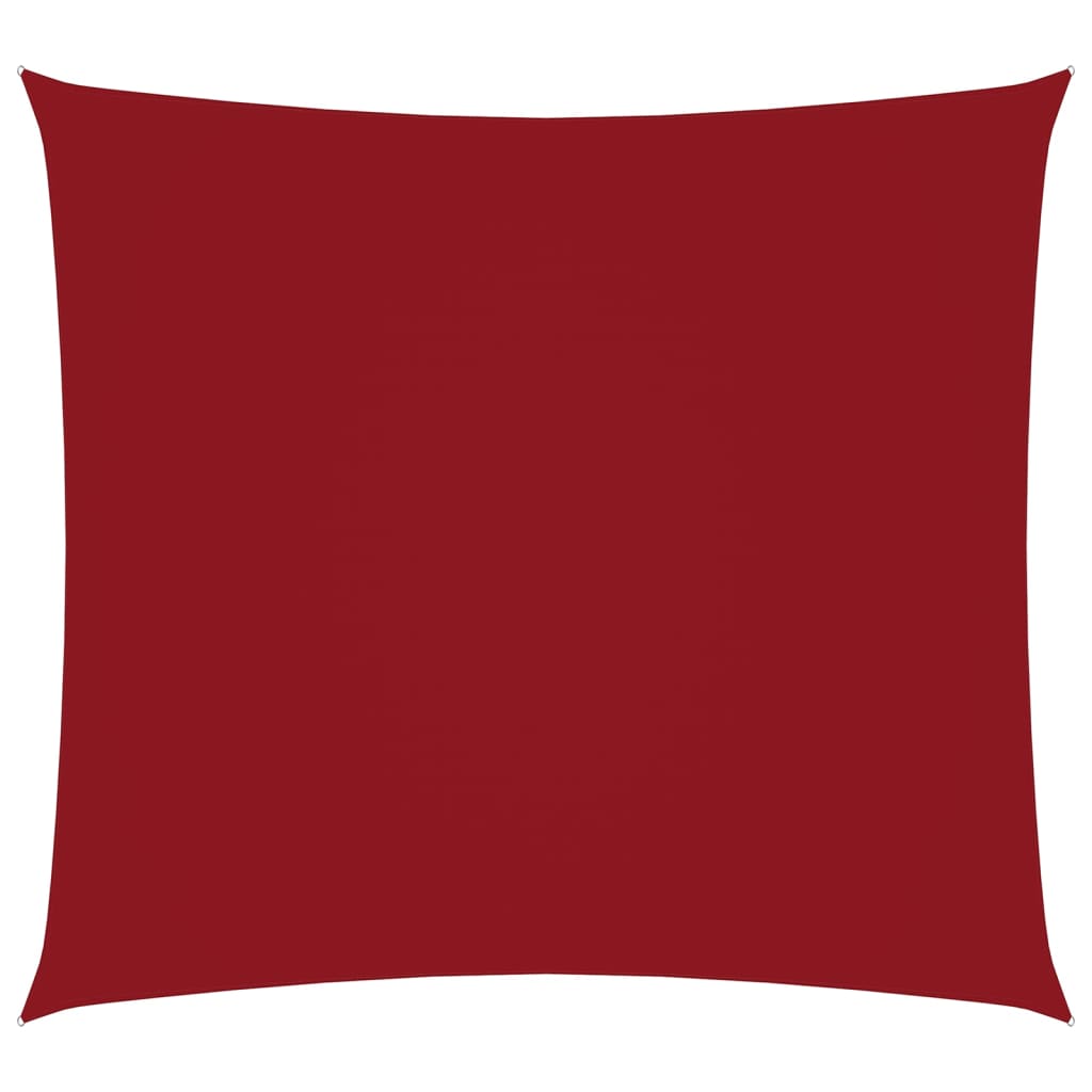 Telo parasole a vela in tessuto oxford quadrato 45 x 45 m rosso 02_0009499