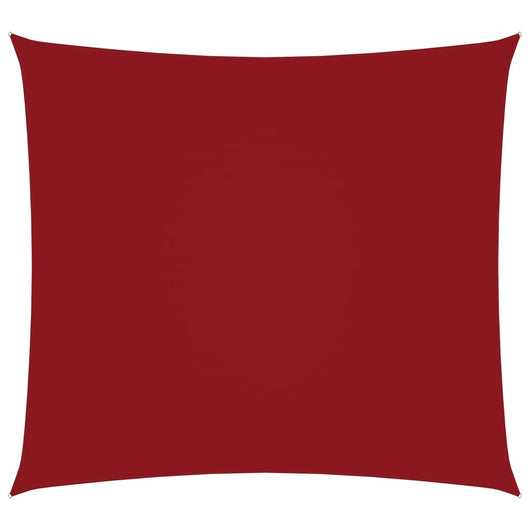 Telo parasole a vela in tessuto oxford quadrato 45 x 45 m rosso 02_0009499