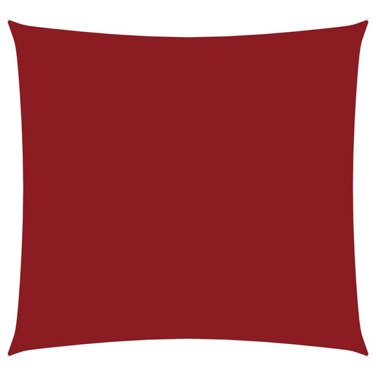 Vela Parasole in Tela Oxford Quadrata 5x5 m Rosso