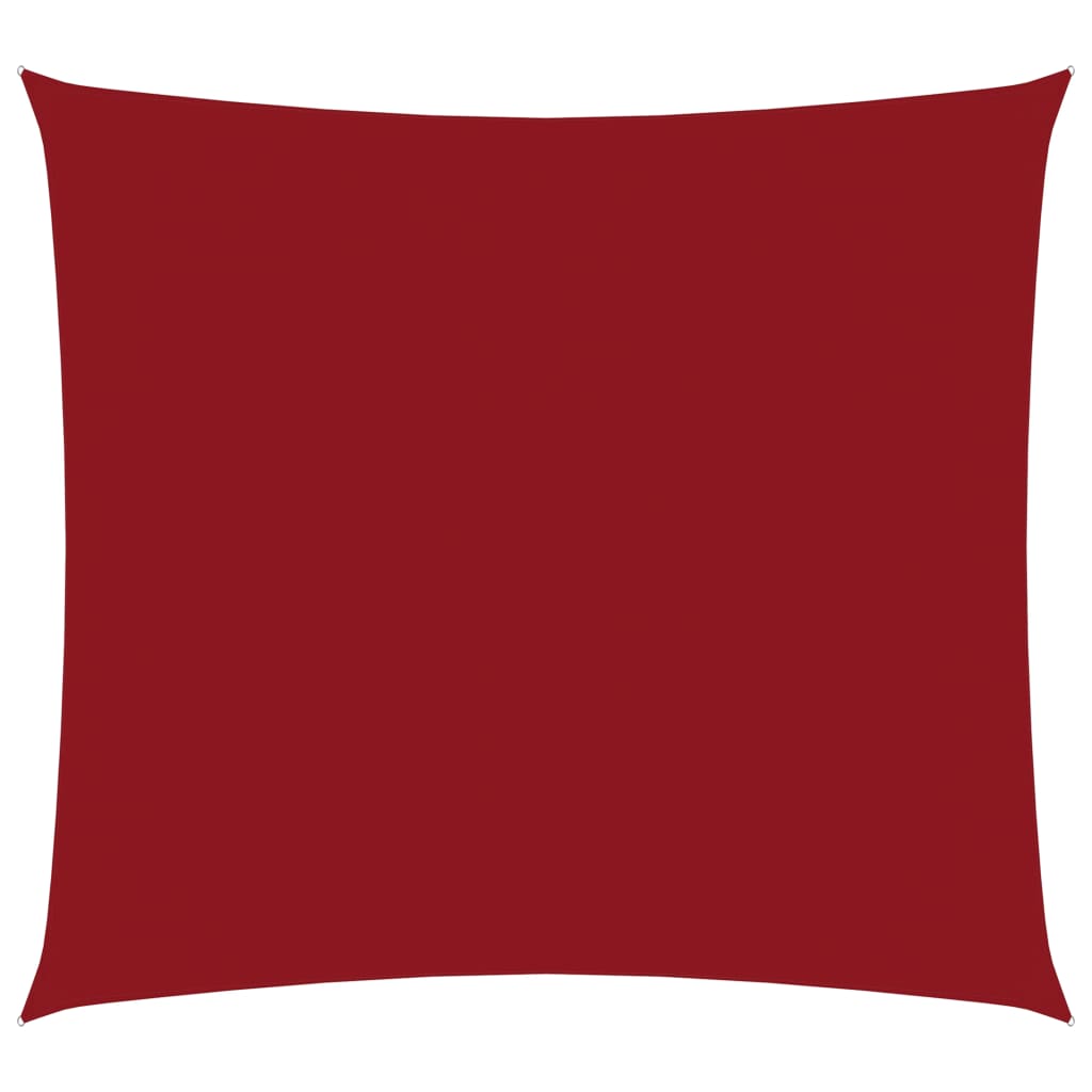 Telo parasole a vela in tessuto oxford quadrato 6 x 6 m rosso 02_0009532