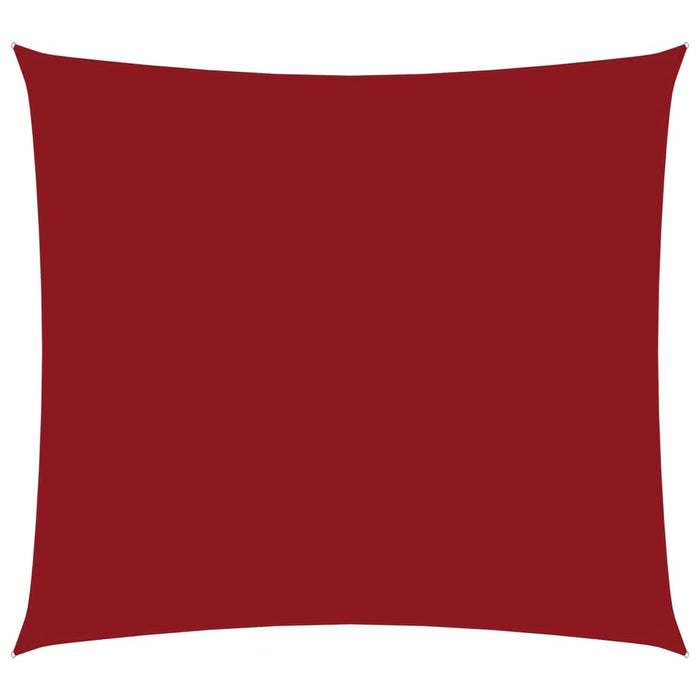 Telo parasole a vela in tessuto oxford quadrato 6 x 6 m rosso 02_0009532