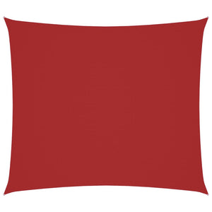 Parasole a Vela Tessuto Oxford Rettangolare 2x2,5 m Rosso 135639