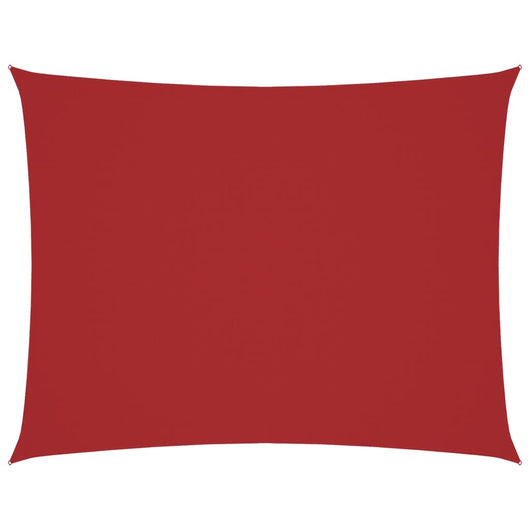 Parasole a Vela Oxford Rettangolare 2x3 m Rosso 135640