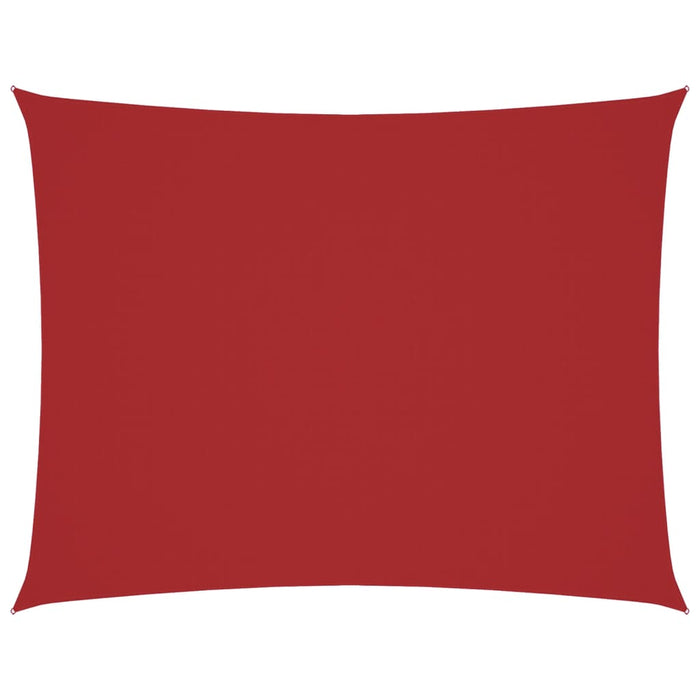 Parasole a Vela Oxford Rettangolare 2x3 m Rosso