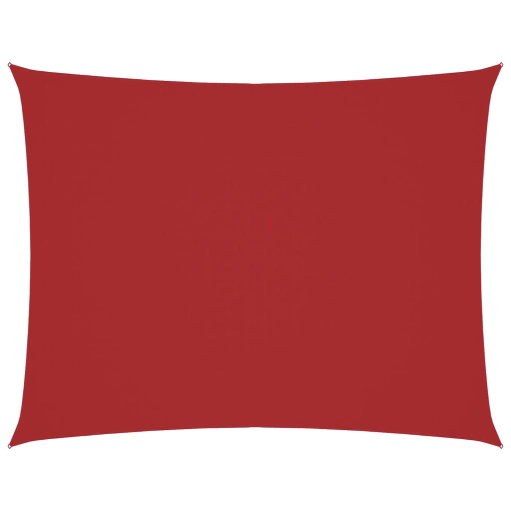 Parasole a Vela Oxford Rettangolare 2x3,5 m Rosso 135641