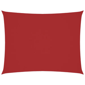Parasole a Vela Oxford Rettangolare 2x3,5 m Rosso 135641