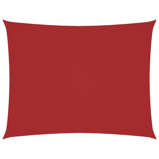 Parasole a Vela Oxford Rettangolare 2x3,5 m Rosso 135641