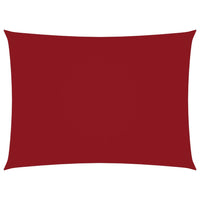 Vela parasole rettangolare in tessuto Oxford 2 x 4 m rossa 02_0009613