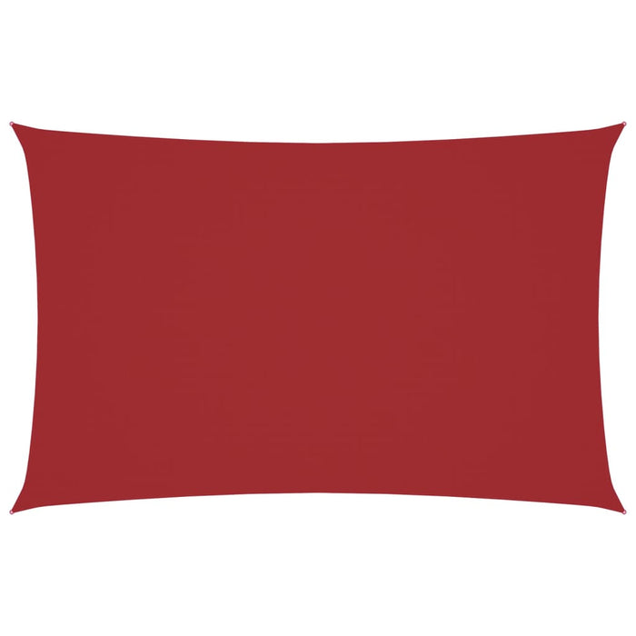 Parasole a Vela Oxford Rettangolare 2x4,5 m Rosso 135643