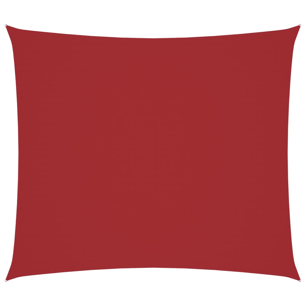 Parasole a Vela Oxford Rettangolare 2,5x3 m Rosso 135645