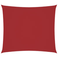 Parasole a Vela Oxford Rettangolare 2,5x3 m Rosso 135645
