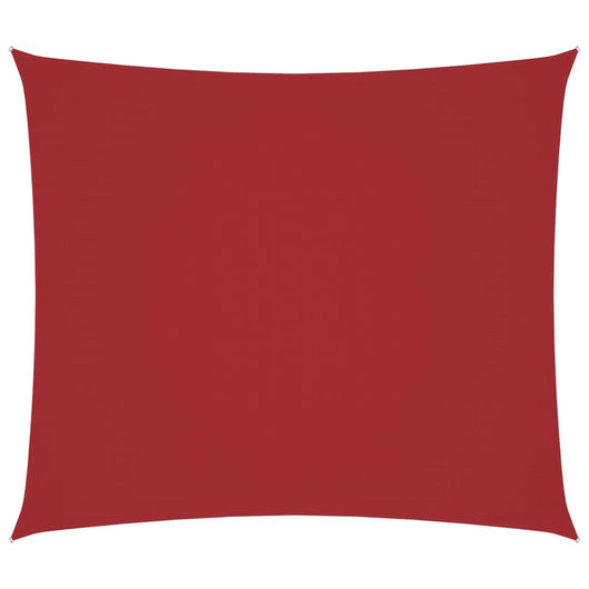Parasole a Vela Oxford Rettangolare 2,5x3 m Rosso 135645