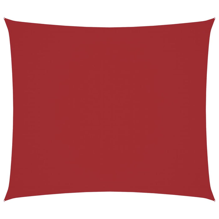 Parasole a Vela Oxford Rettangolare 2,5x3 m Rosso 135645