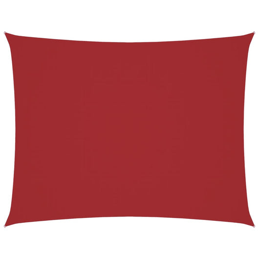 Parasole a Vela Oxford Rettangolare 2,5x3,5 m Rosso 135646