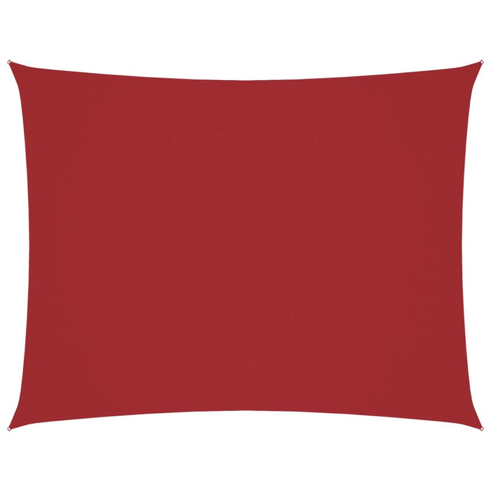 Parasole a Vela Oxford Rettangolare 2,5x3,5 m Rosso 135646
