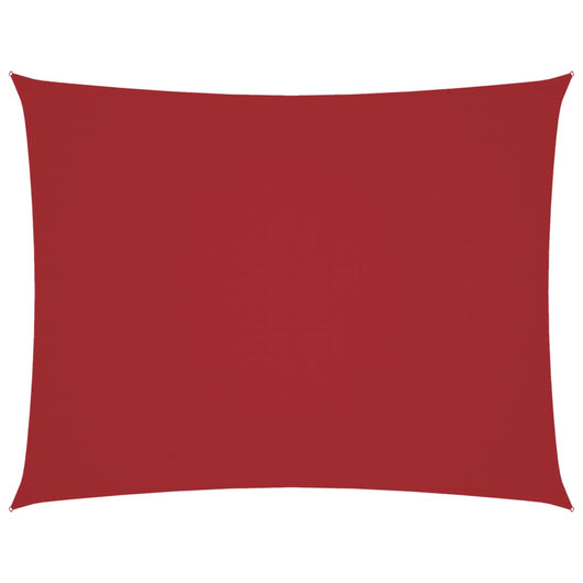 Parasole a Vela Oxford Rettangolare 2,5x4 m Rosso 135647