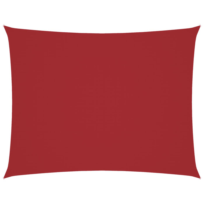 Parasole a Vela Oxford Rettangolare 2,5x4 m Rosso