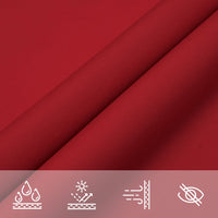 Parasole a Vela Oxford Rettangolare 2,5x4 m Rosso 135647