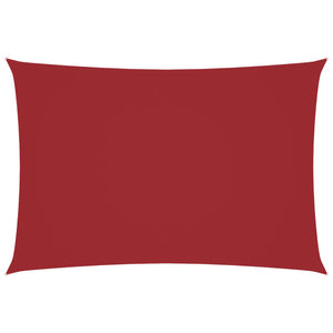 Parasole a Vela Oxford Rettangolare 2,5x4,5 m Rosso