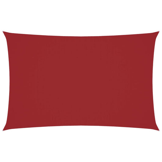 Parasole a Vela Oxford Rettangolare 2,5x5 m Rosso 135649