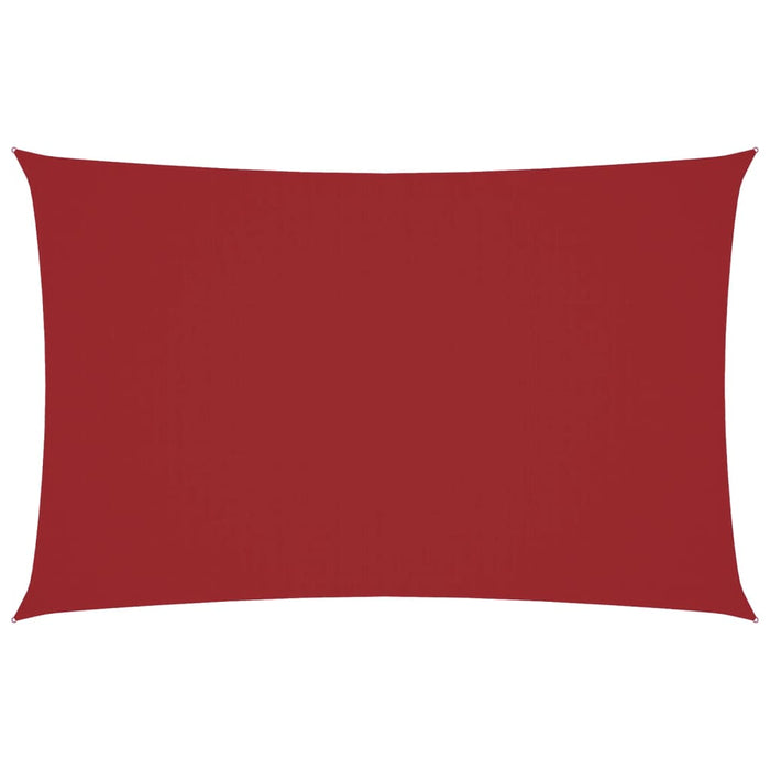 Parasole a Vela Oxford Rettangolare 2,5x5 m Rosso