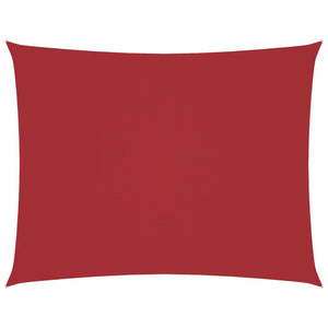 Parasole a Vela Oxford Rettangolare 3x4,5 m Rosso 135651